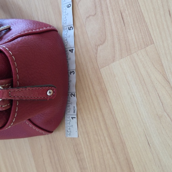 Fossil Red Blackburn Shoulder Leather Bag - Picture 15 of 16